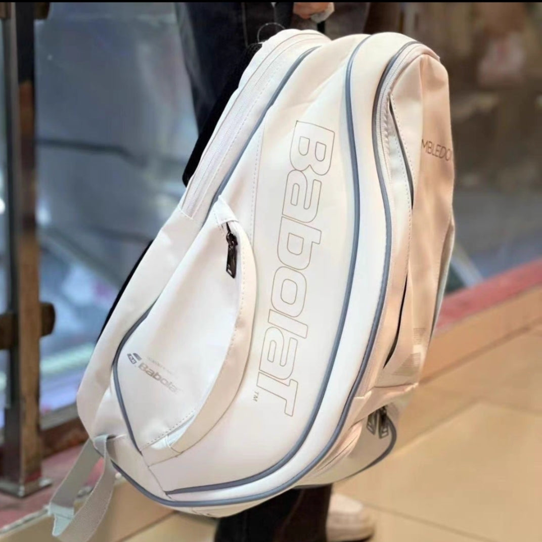 Babolat Pure Line Wimbledon Tennis Backpack – White/Gold