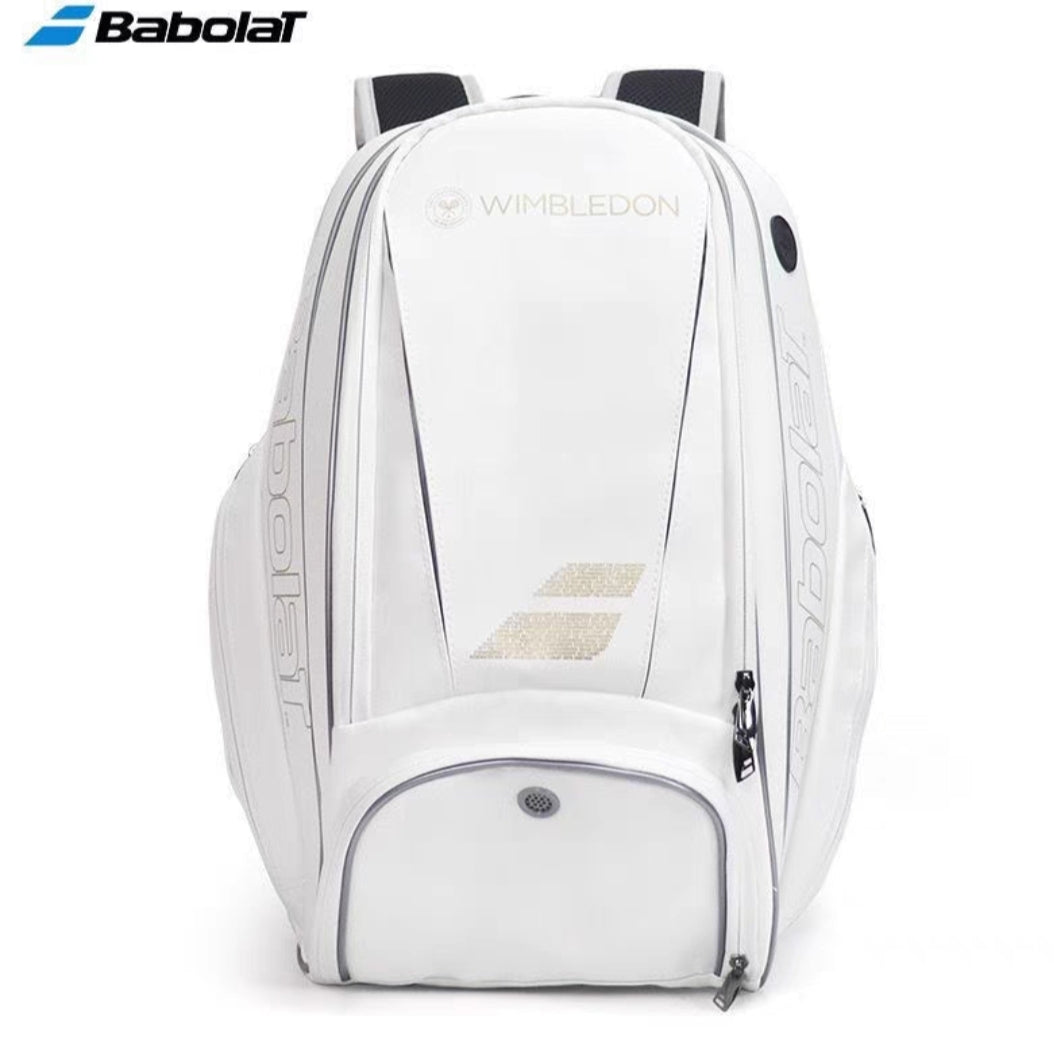 Babolat Pure Line Wimbledon Tennis Backpack – White/Gold