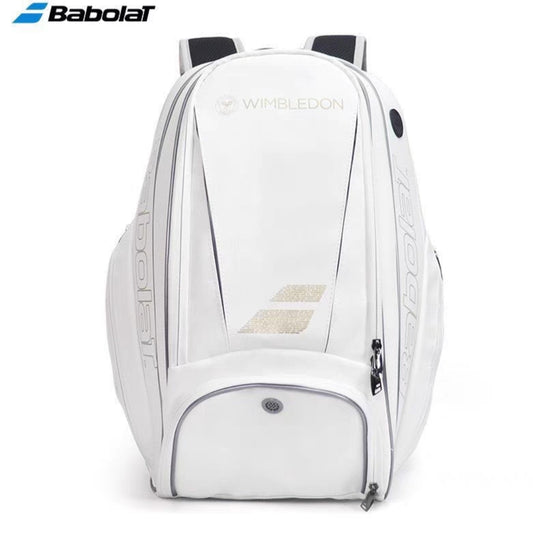 Babolat Pure Line Wimbledon Tennis Backpack – White/Gold