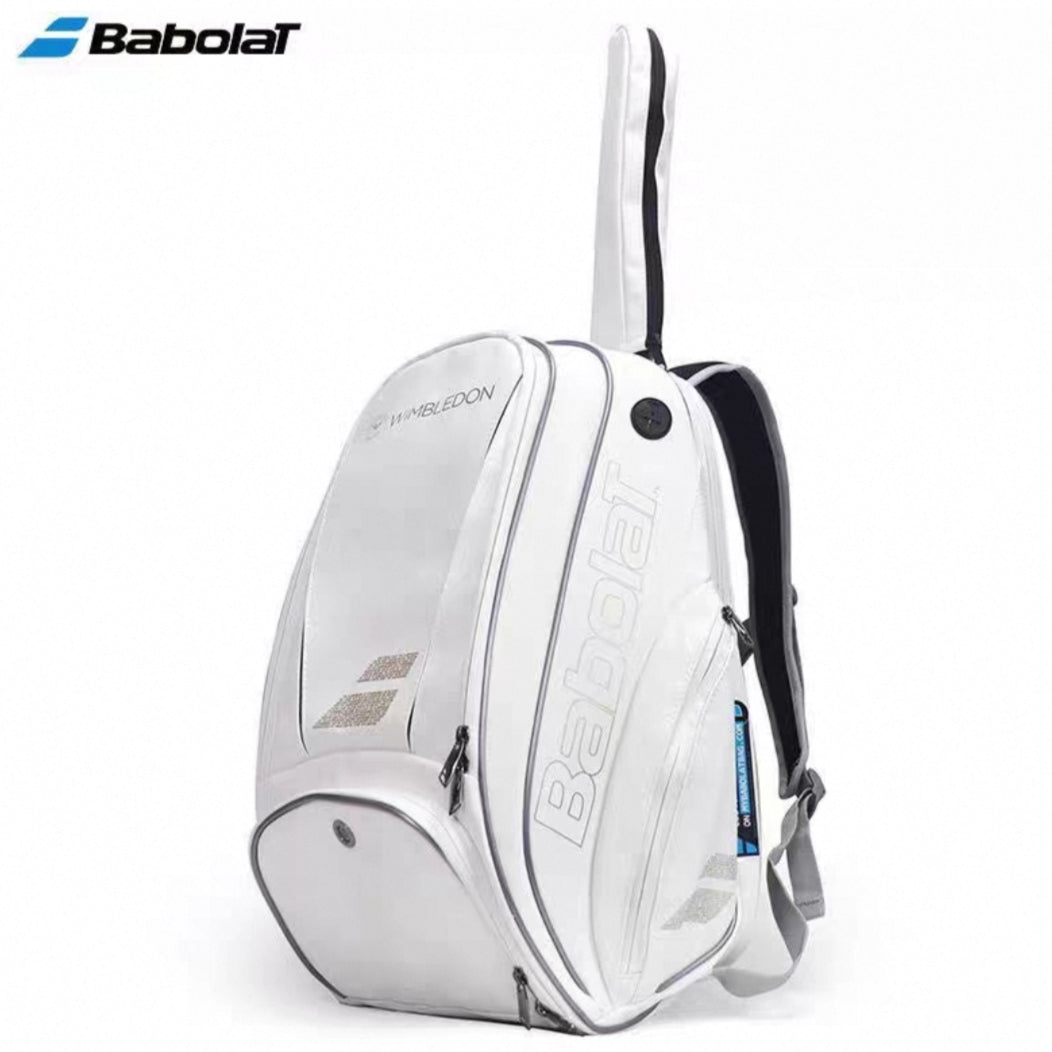 Babolat Pure Line Wimbledon Tennis Backpack – White/Gold