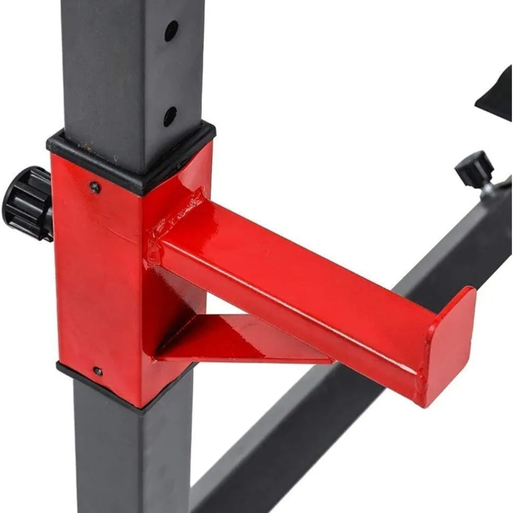 Barbell Rack Squat Stand Adjustable Bench Press Gym Home Fitness Weight Storage Rack