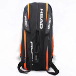 Head Insulated Tennis Bag Sport Bag Large Capacity 5-6 Tennis Racquets Bag Tennis Backpack