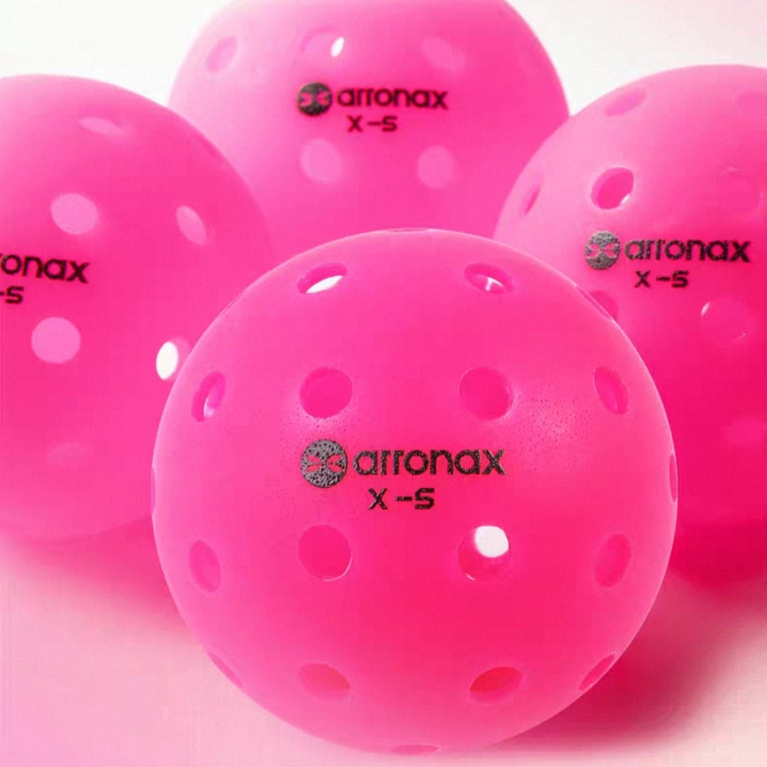 Arronax Professional 30 Piece Pickleballs Competition Grade 40 Hole Single Mould Construction