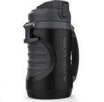 High Sierra 1.9L Insulated Water Bottle – Double Wall Stainless Steel Jug, Leakproof Flip-Top Lid, Large Metal Jug with Straw BPA-Free