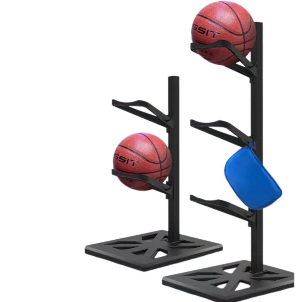 AMB Sports Ball Storage Display Rack Basketball Football Volleyball Netball