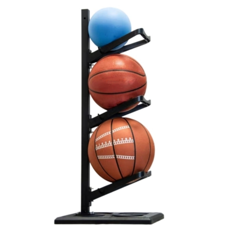 AMB Sports Ball Storage Display Rack Basketball Football Volleyball Netball