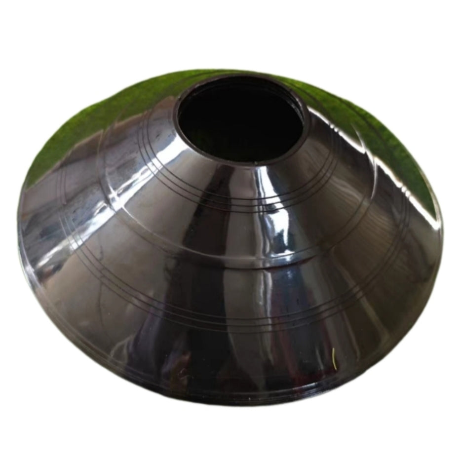 AMB Sports Agility Disc Cones Field Markers - Bright Colors for Clear Visibility Durable Flexible Spring Back to Shape Under All Weather Conditions Perfect for Soccer Football Basketball Motorcycling and Other Sports