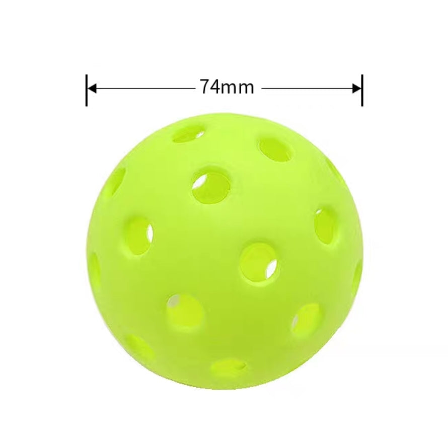 4 Pack Pickleball Balls Competition Grade 40 Hole Single Mould Construction