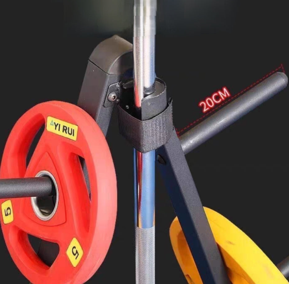 AMB Sports Weight Plates Stand Rack A-Frame Barbell Bar Plate Tree Storage Holder Home Gym