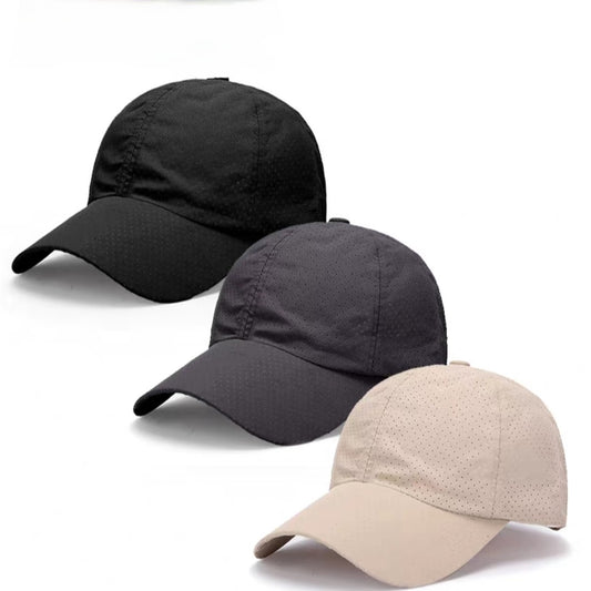 Breathable Lightweight Performance Running Tennis Cap – Quick-Dry Perforated Sports Hat for Men & Women