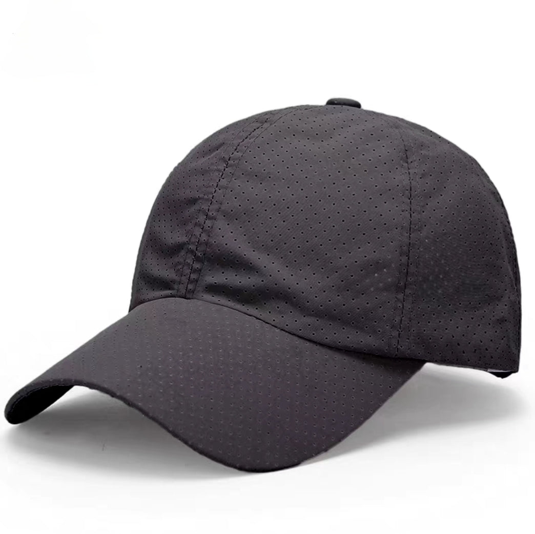 Breathable Lightweight Performance Running Tennis Cap – Quick-Dry Perforated Sports Hat for Men & Women