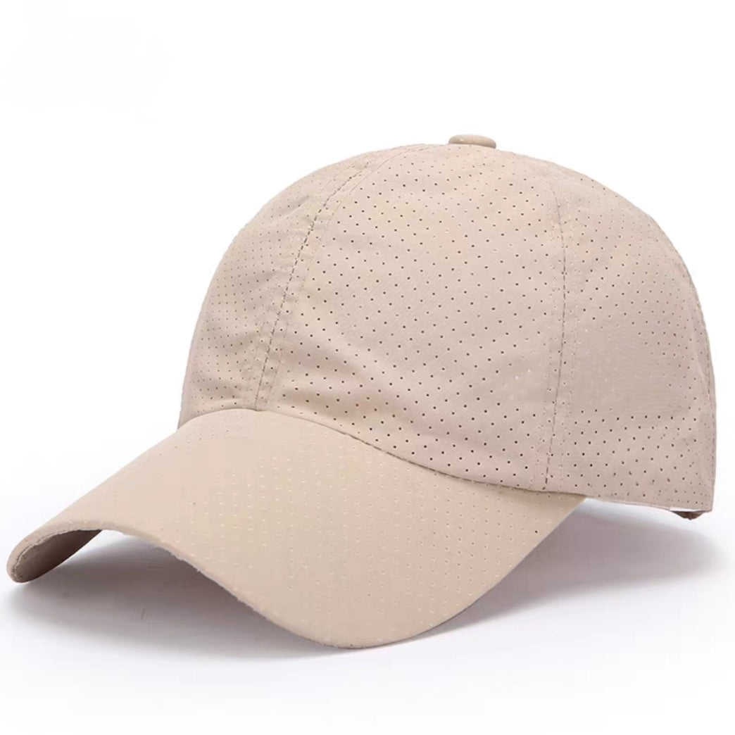 Breathable Lightweight Performance Running Tennis Cap – Quick-Dry Perforated Sports Hat for Men & Women