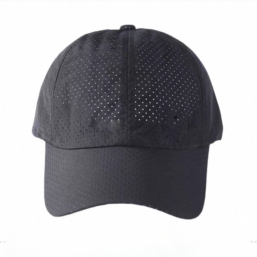 Breathable Lightweight Performance Running Tennis Cap – Quick-Dry Perforated Sports Hat for Men & Women