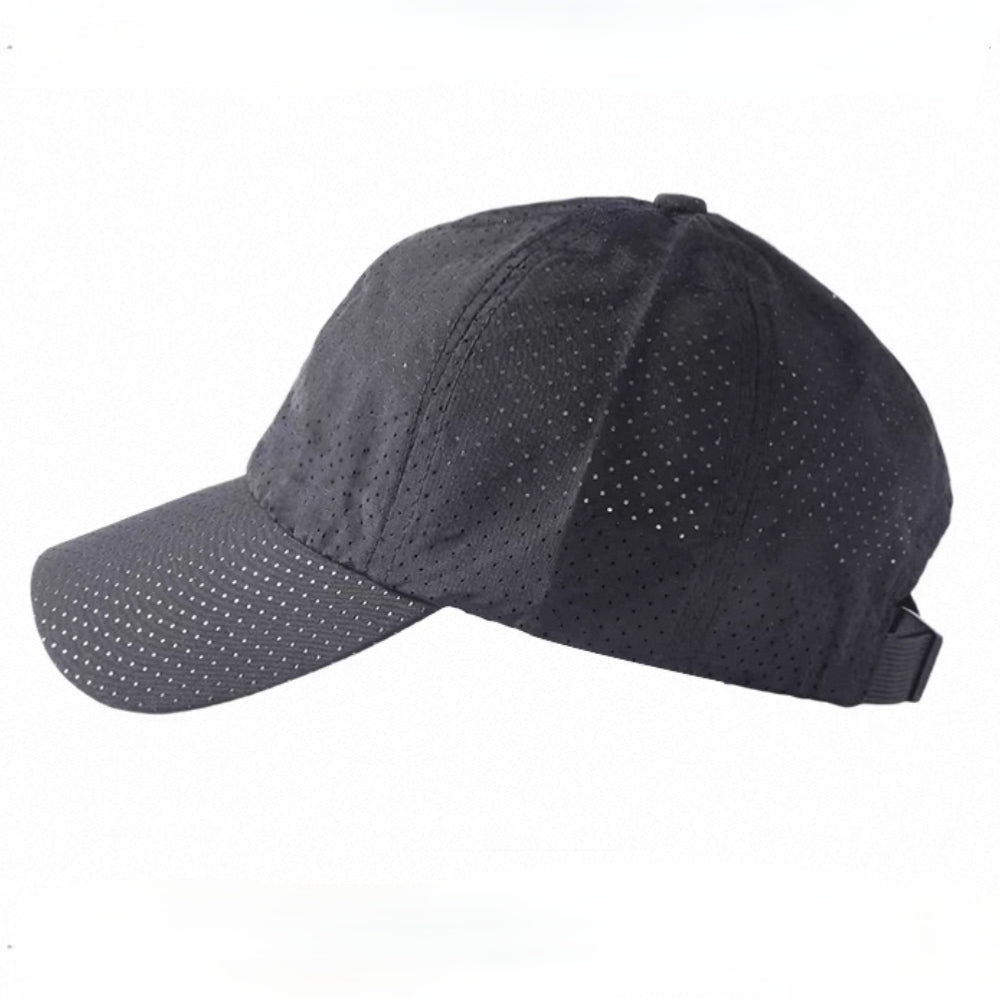 Breathable Lightweight Performance Running Tennis Cap – Quick-Dry Perforated Sports Hat for Men & Women