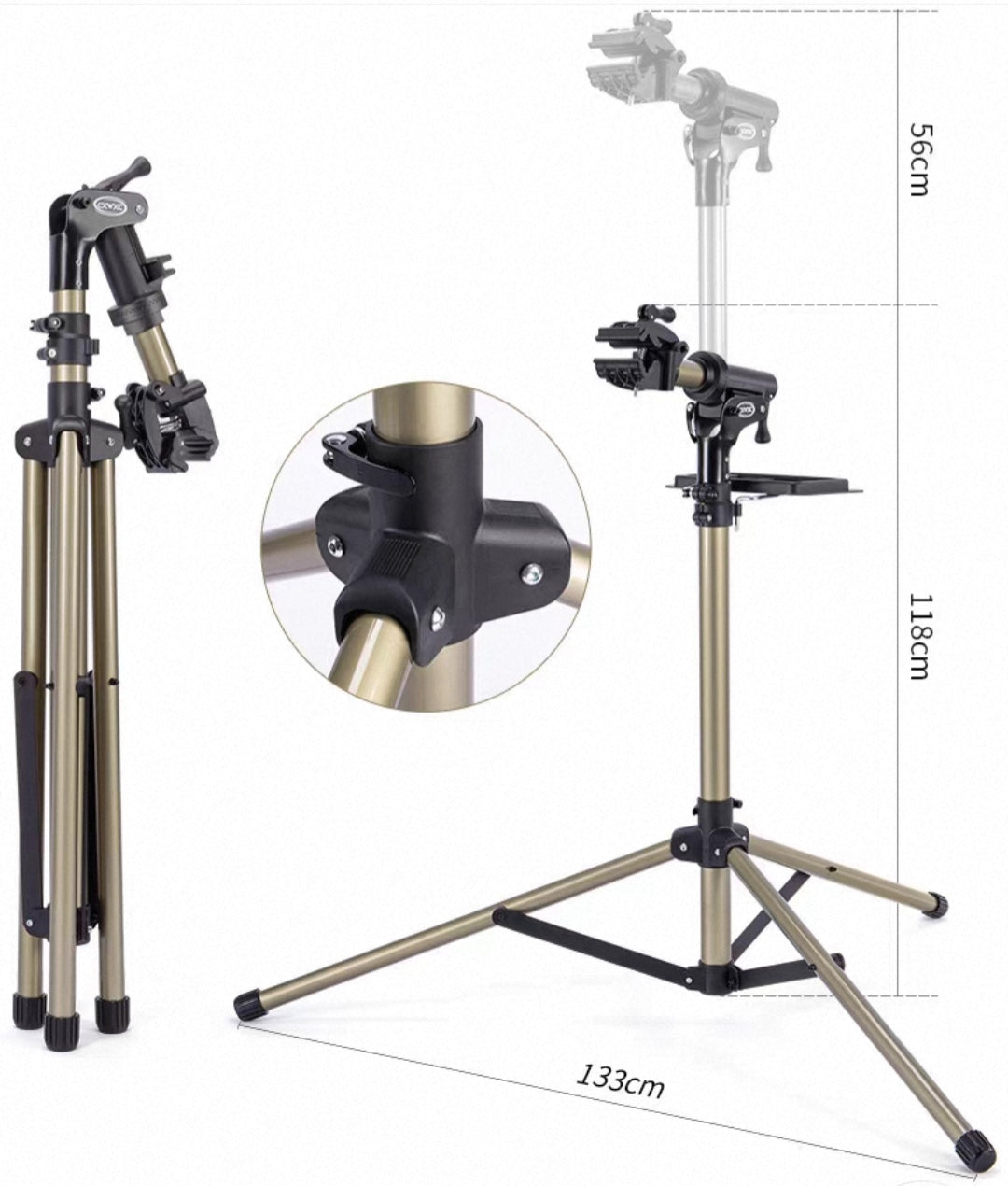 Pro Heavy Duty T-Bar Aluminium Alloy Bike Repair Stand