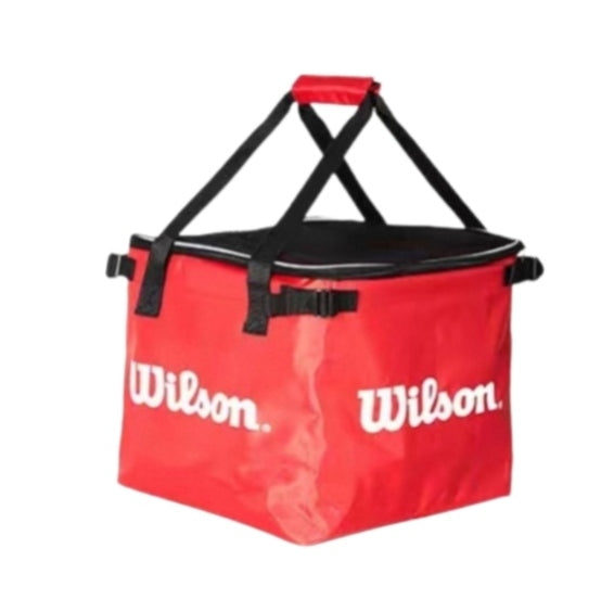 WIlsonTennis PickleBall Basket Picker Hopper Removable Basket with Wheels 150 Ball Capacity