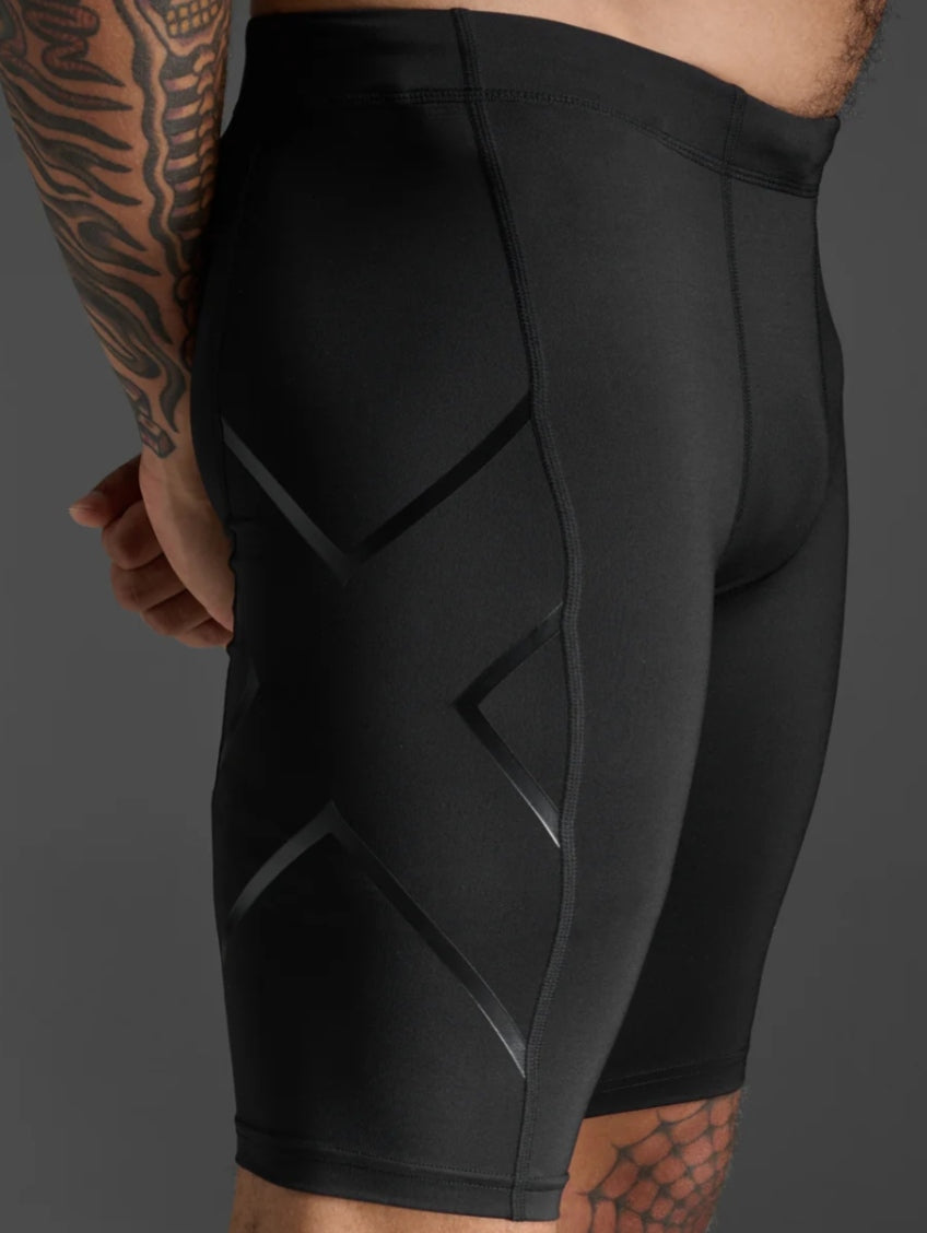 Authentic 2XU Men's Core Compression Shorts - Black/Nero