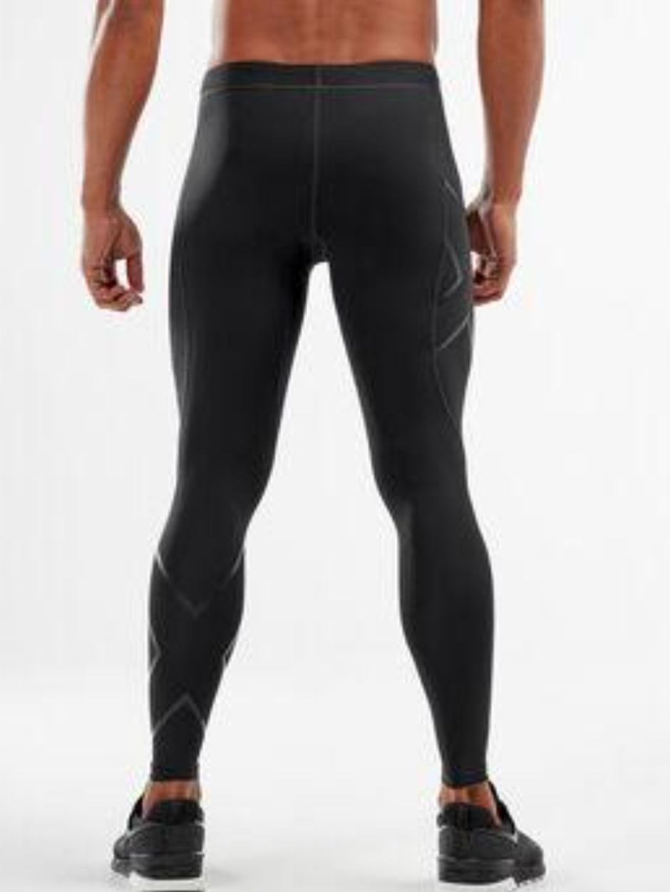 Authentic 2XU Men's Core Compression Tights - Black/Nero