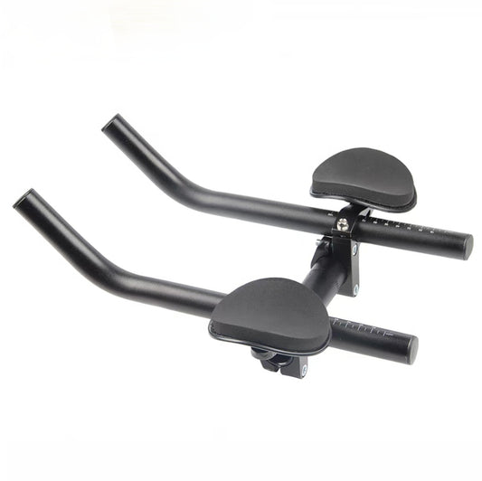 Aero Bars Bike Rest Handlebar Triathlon TT Clip-On Aerobars with Arm Rests