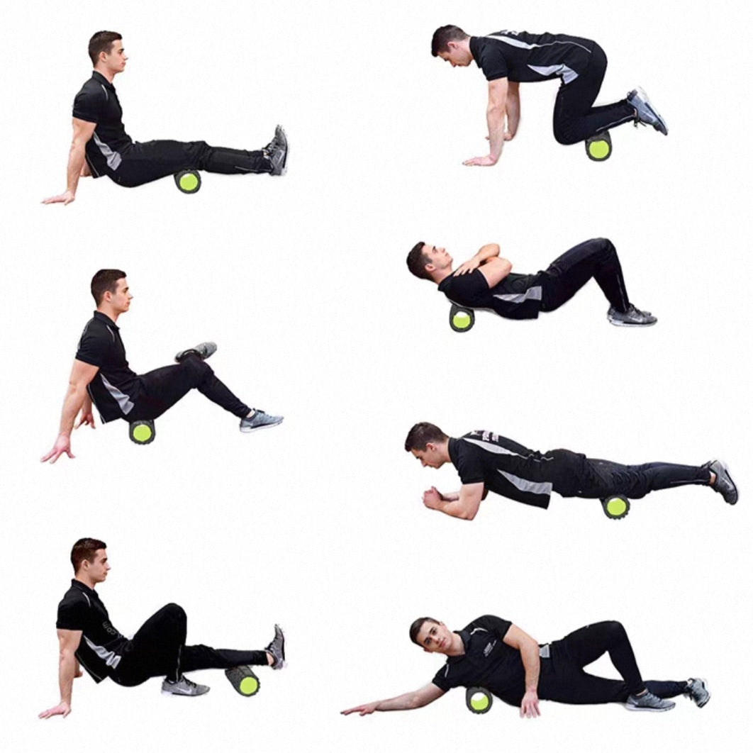 2-in-1 High Density Deep Tissue Massage Therapy Yoga Foam Roller With EVA Insert