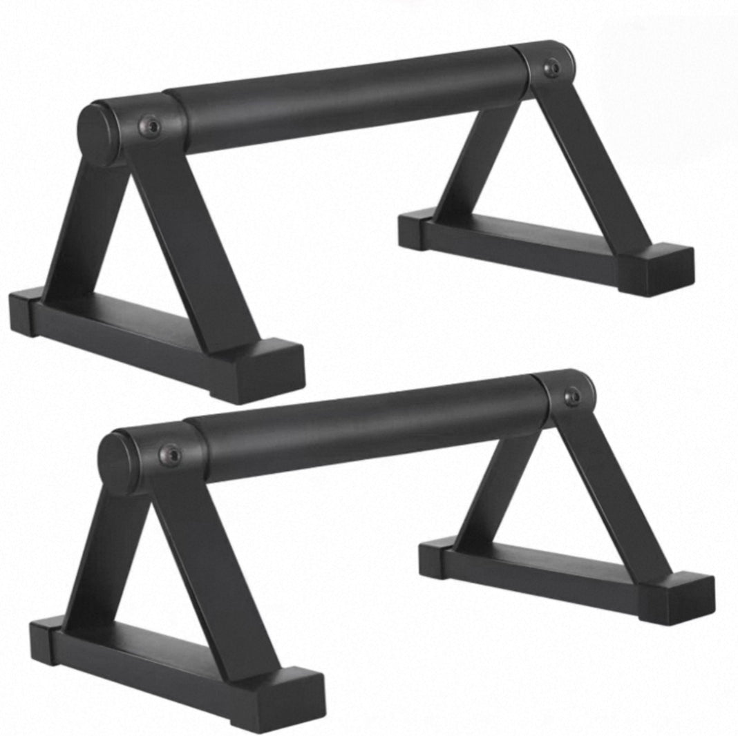 AMB Sports Parallettes Push-Up Bars (Pair) – Low Parallette Bars for Calisthenics, Handstands & Dips