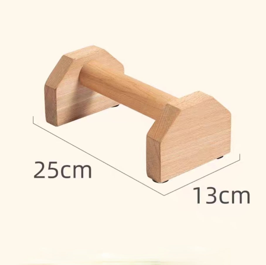 Wooden Parallettes Gymnastics Calisthenics Handstand Bar Fitness Training