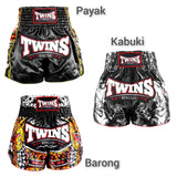 Twins Kabuki (TBS-KB) Barong (TBS-BA) Payak (TBS-PA) Muay Thai Shorts Boxing