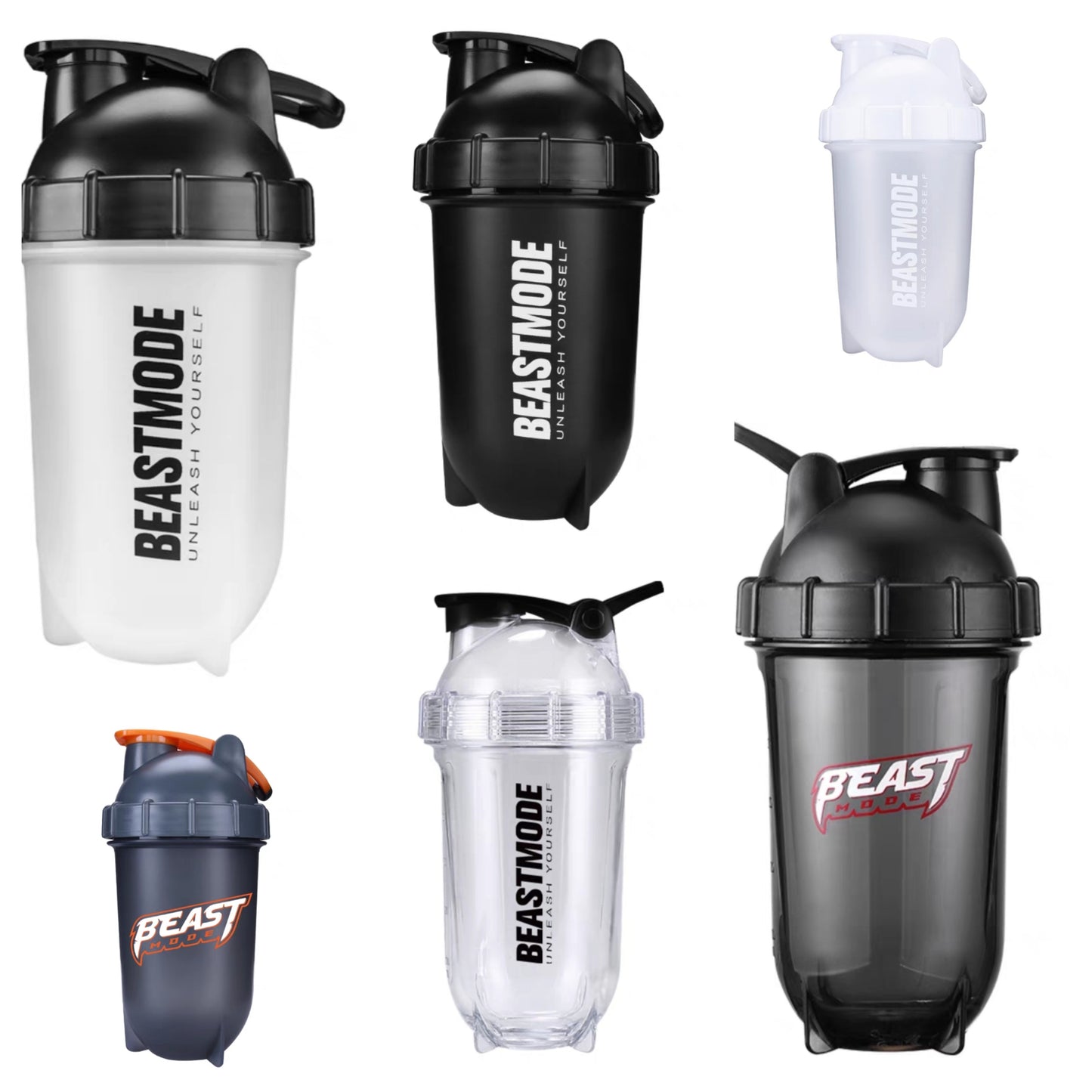 Beastmode Range BPA Free Protein Shaker Mixer Tritan Sports Bottle 560ml Capacity