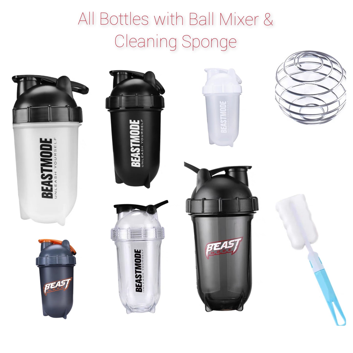 Beastmode Range BPA Free Protein Shaker Mixer Tritan Sports Bottle 560ml Capacity