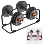 Dumbbell Rack Compact Durable Barbell Storage Stand  For Home Office Gym Accessories