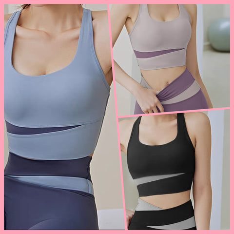 Womens Atheleisure Sports Active Wear Bra Top Fitness Yoga Gym Ladies Clothing