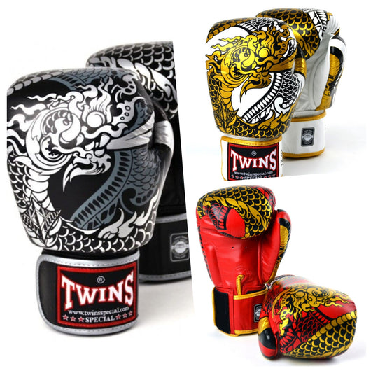 Twins FBGVL3-52 Nagas Design Boxing Muay Thai Gloves