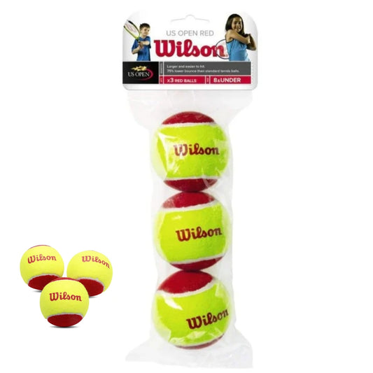 Wilson Stage 3 Red Dot Training Pack of 3 Tennis Balls