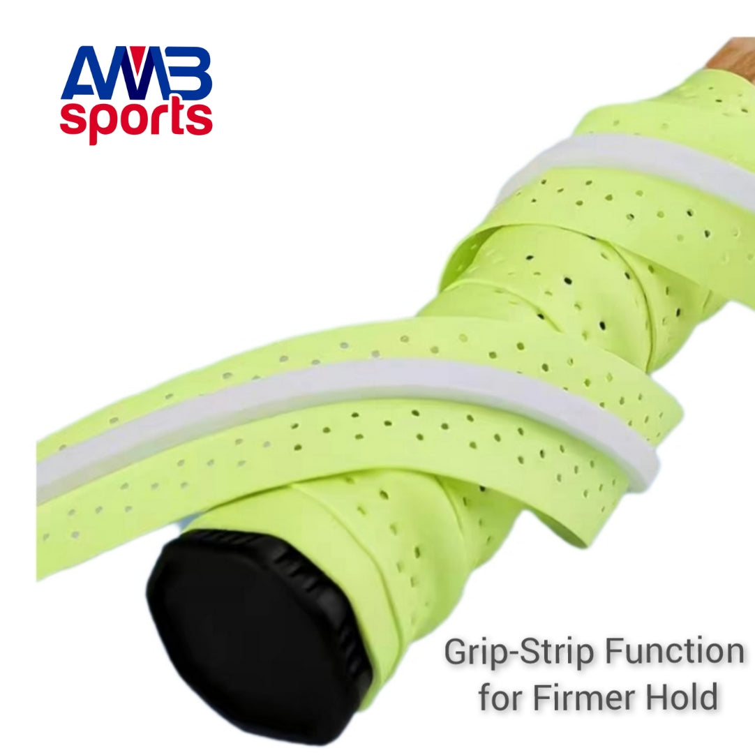 Pickleball "Grip-Strip" Badminton Anti-Slip Breathable Shock Absorption Badminton Grips