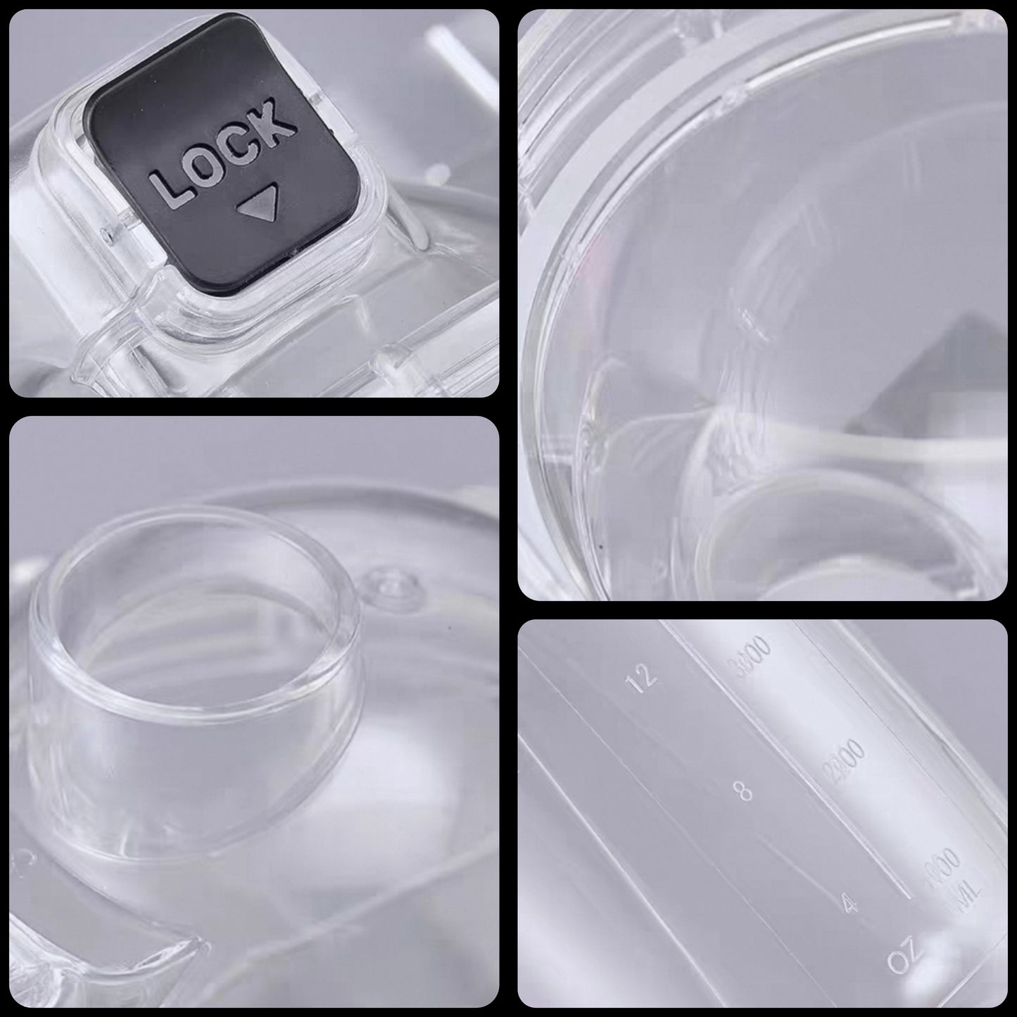 Beastmode Flip & Lock Protein Shaker Mixer Tritan Sports Bottle 560ml Capacity