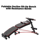 Foldable Sit-up Workout Decline Bench