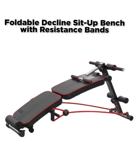 Foldable Sit-up Workout Decline Bench