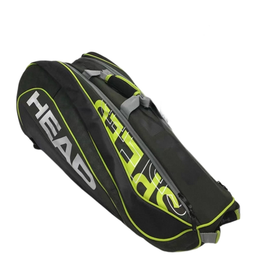 Head Speed Tennis Bag Sport Bag Large Capacity 6-8 Tennis Racquets Bag Tennis Backpack