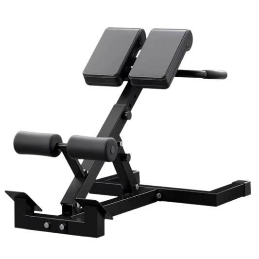 Adjustable Foldable 45° Roman Chair Hyperextension Bench – Back Extension Bench for Home Gym Core & Lower Back Training