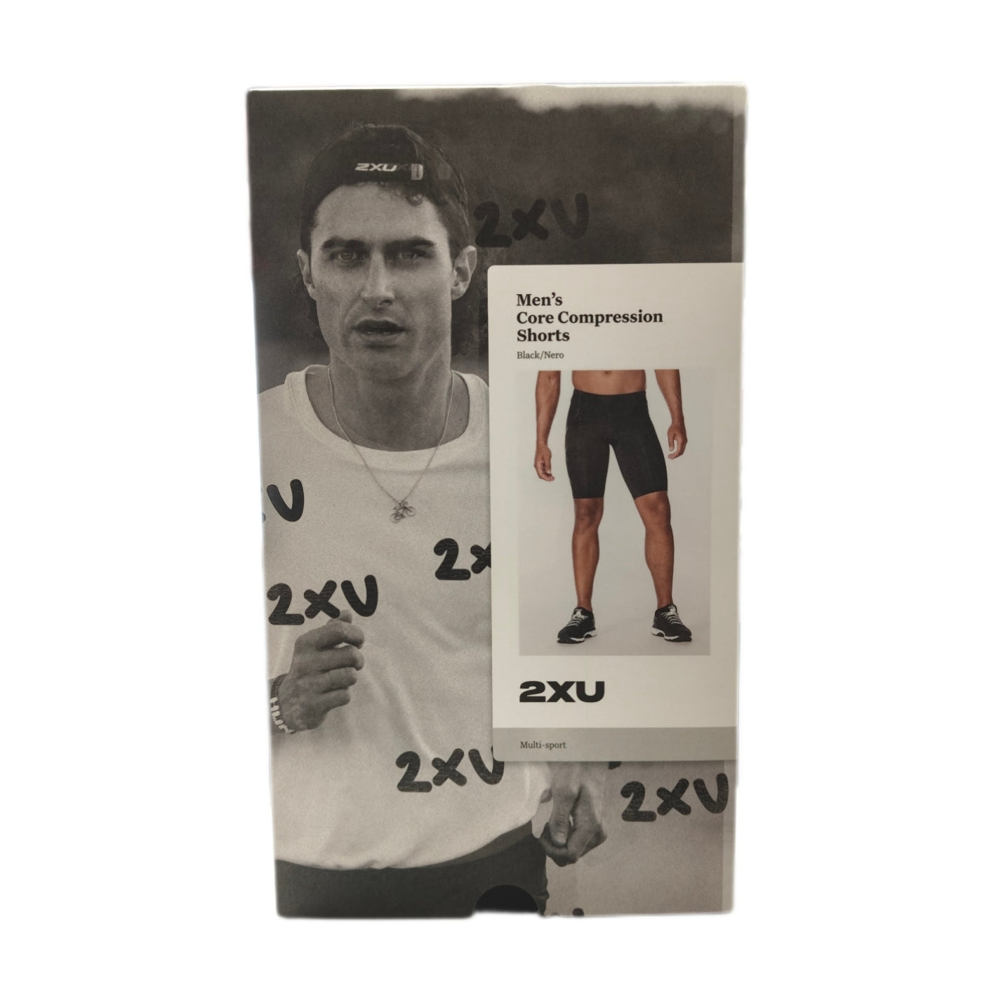 Authentic 2XU Men's Core Compression Shorts - Black/Nero