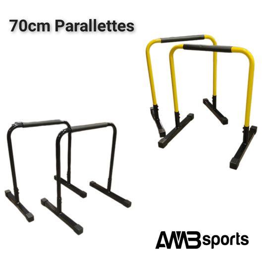 70cm High Parallettes Parallel Bars (PAIR) Multi-Exercise Racks (Fixed) Dips