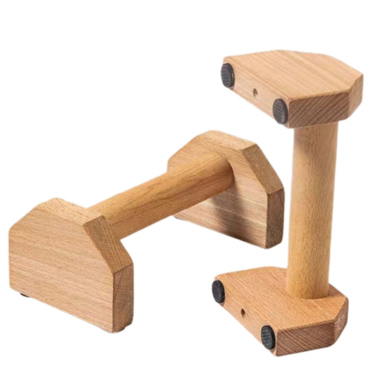 Wooden Parallettes Gymnastics Calisthenics Handstand Bar Fitness Training