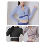 Womens Atheleisure Sports Active Wear Jacket Fitness Gym Yoga Ladies Clothing