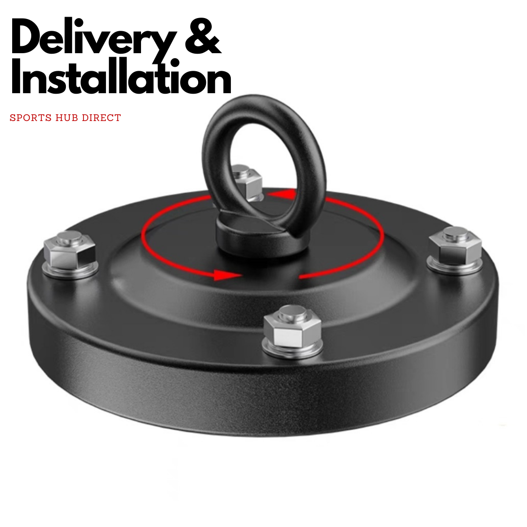 Heavy Duty 360 Degree Swivel head Black Bearing Ceiling Mount Hook for Speed Punching Bags