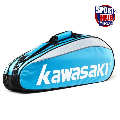 Kawasaki Badminton Shoulder Bag - Fits 6 Racquets Seperate Shoe Compartment