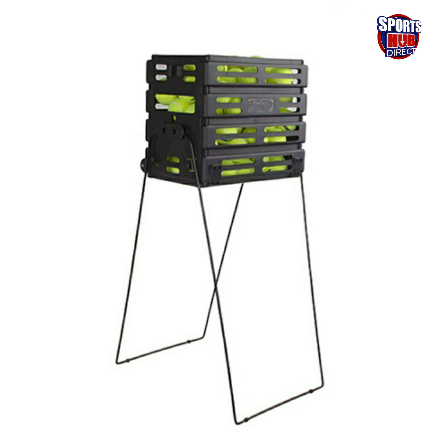 AMB Sports Tennis Ball Basket Picker Hopper  with Wheels