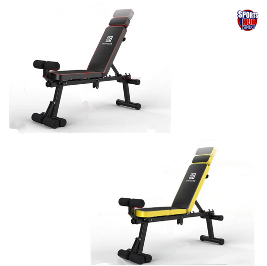 Foldable Incline/Decline Gym Fitness Bench with Leg Support