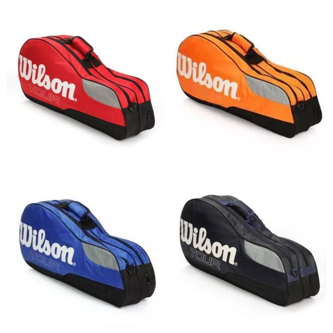 Wilson Tennis Racquet Single Shoulder Bag with Shoe Compartment Fits 4 Racquets
