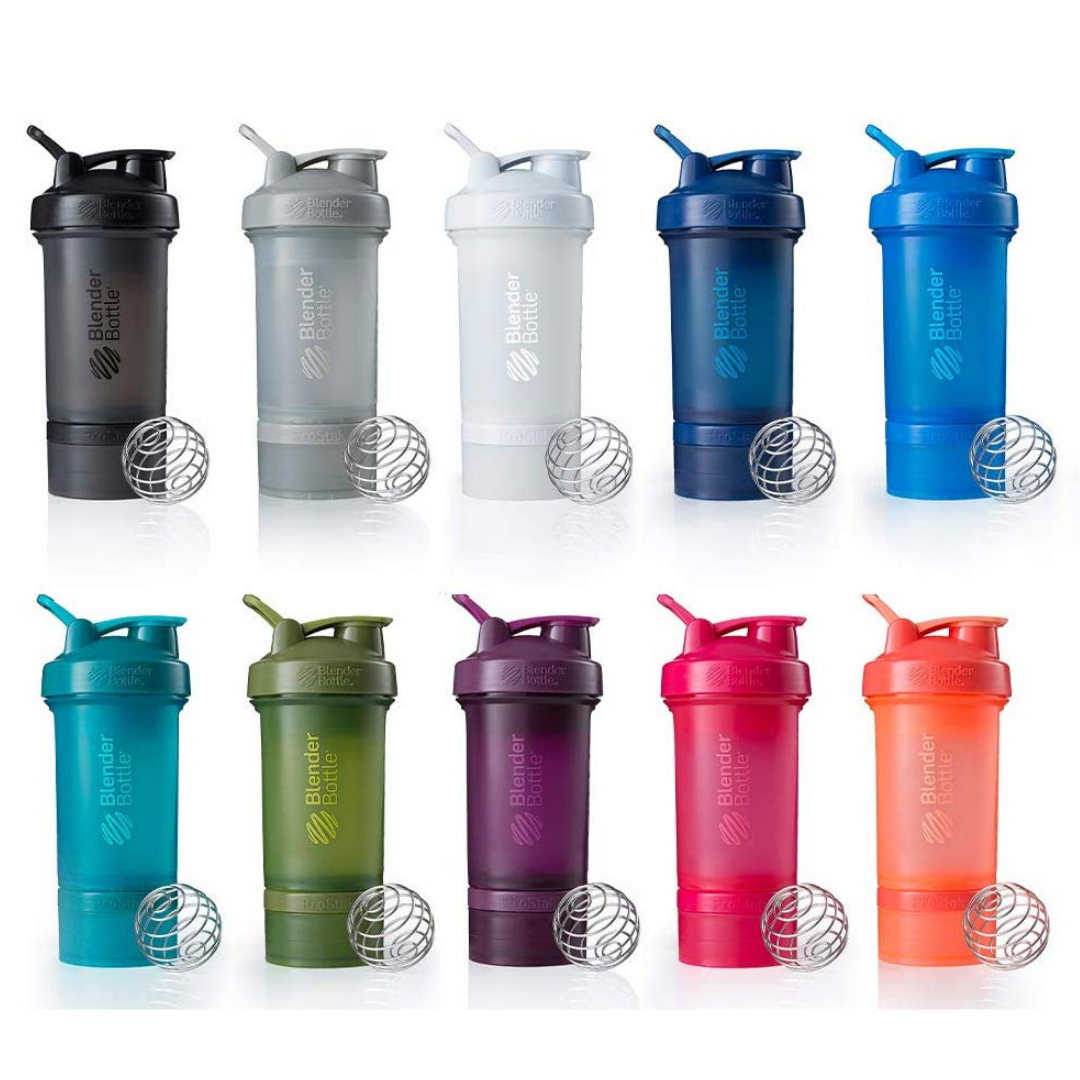 Prostak BlenderBottle V1 & V2 22 oz Capacity Twist n' Lock System Sports Drink Shaker Mixer BPA Free