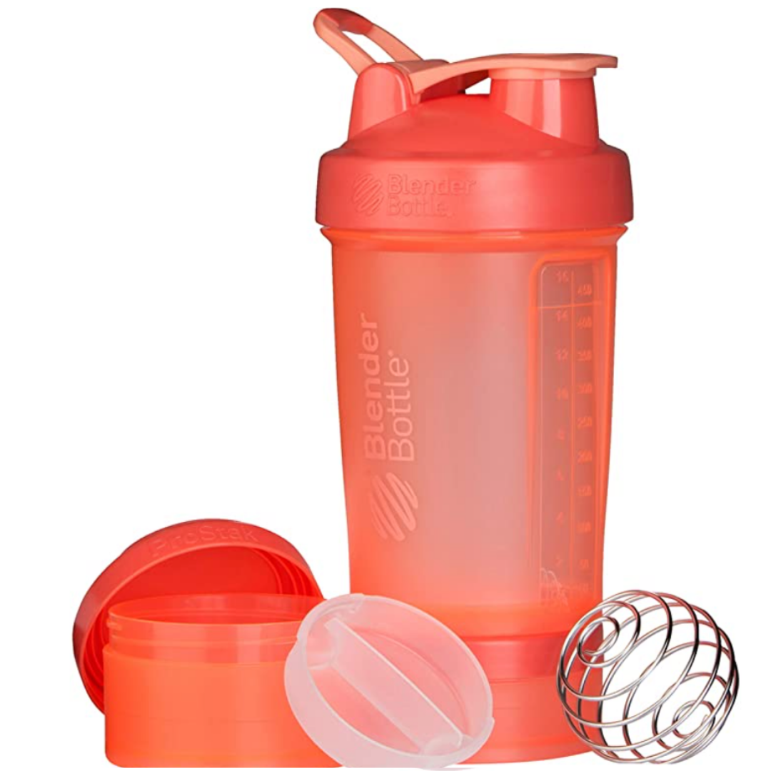Prostak BlenderBottle V1 & V2 22 oz Capacity Twist n' Lock System Sports Drink Shaker Mixer BPA Free